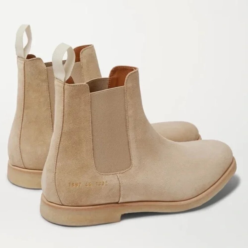 Common Projects Suede Chelsea Boots